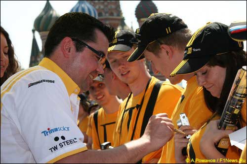 Эрик Буйе на Красной площади